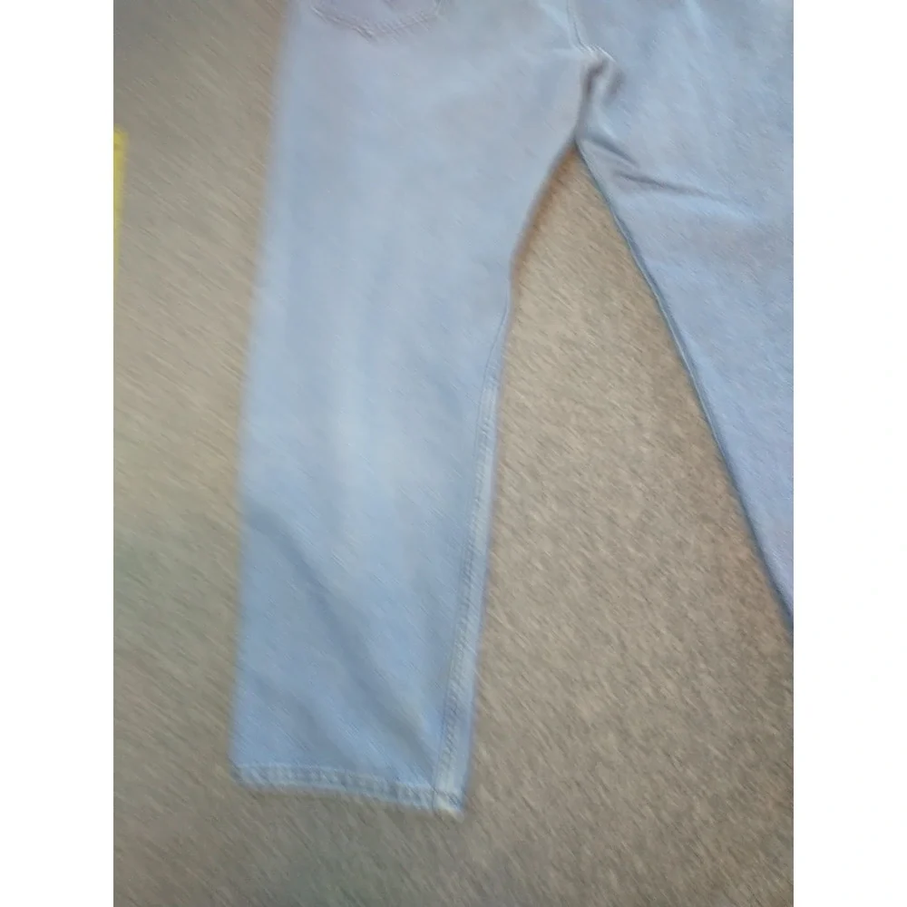 Levis 550 Relaxed Fit Mens Light Wash Blue Denim Jeans W40 L29 Tapered Leg